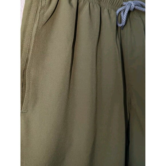Men’s Biwisy Swim Trunks Size Medium Olive Green Pockets Mesh Lining, NWT - Picture 3 of 7